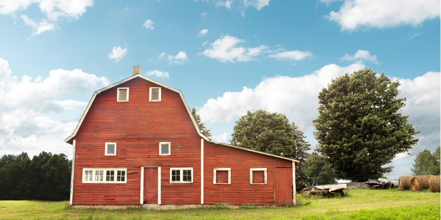 large red barn