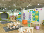 colorful play area for children