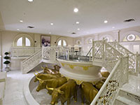 Baptismal font in Salt Lake Temple