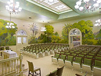 Endowment room in Salt Lake Temple