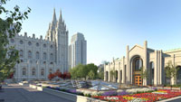 Salt Lake Temple Renovation Rendering